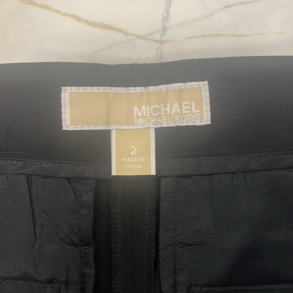 Michael Kors side rhinestones black pants 2 - Picture 3 of 5